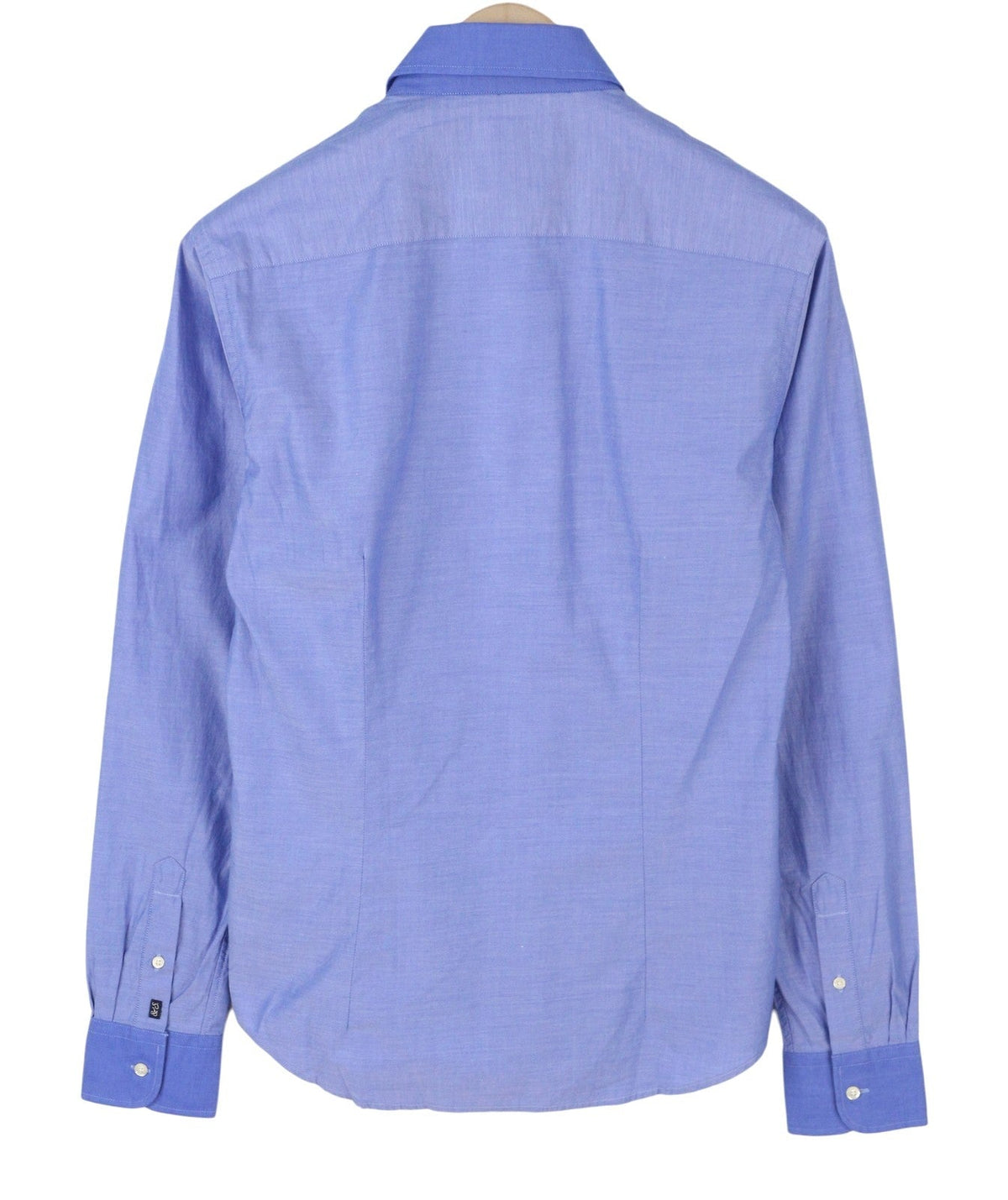 Scotch & Soda Camisa Hombre Azul Slim Fit Spread Button-up Algodón