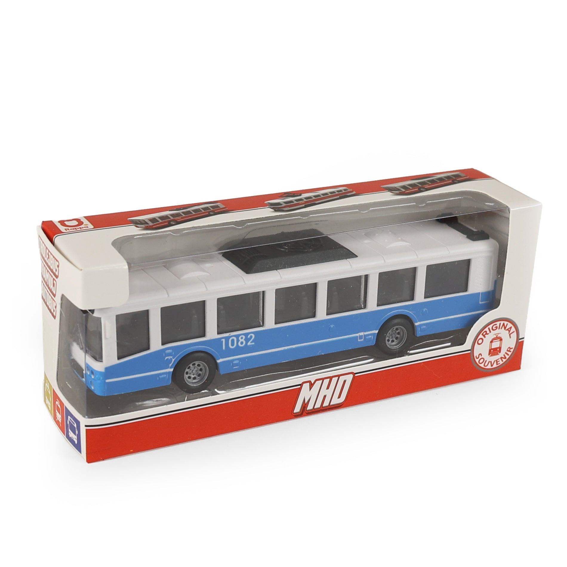 Bus Blue 16 Cm