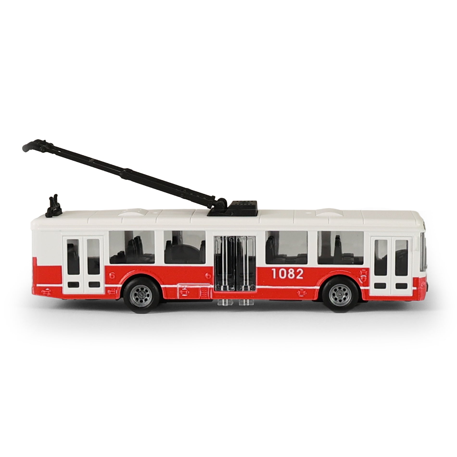 Trolleybus Red 16 Cm
