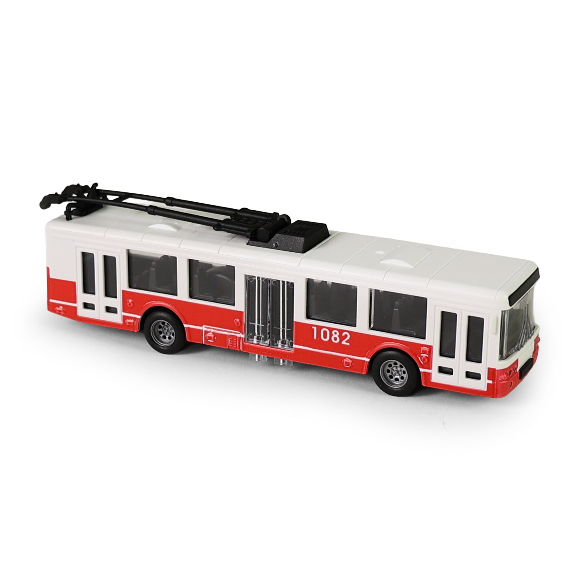 Trolleybus Red 16 Cm