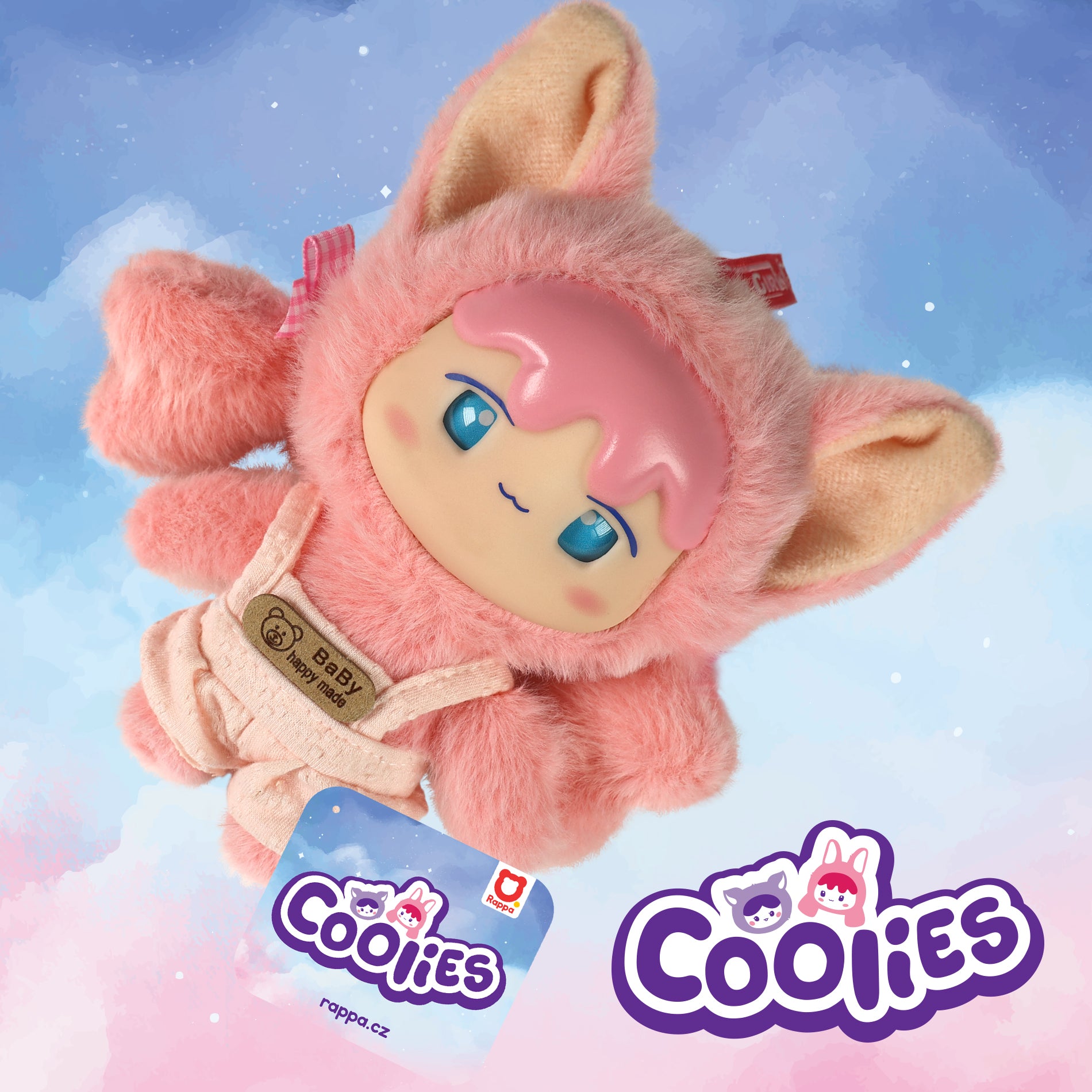 Plush Doll Pink Coolies
