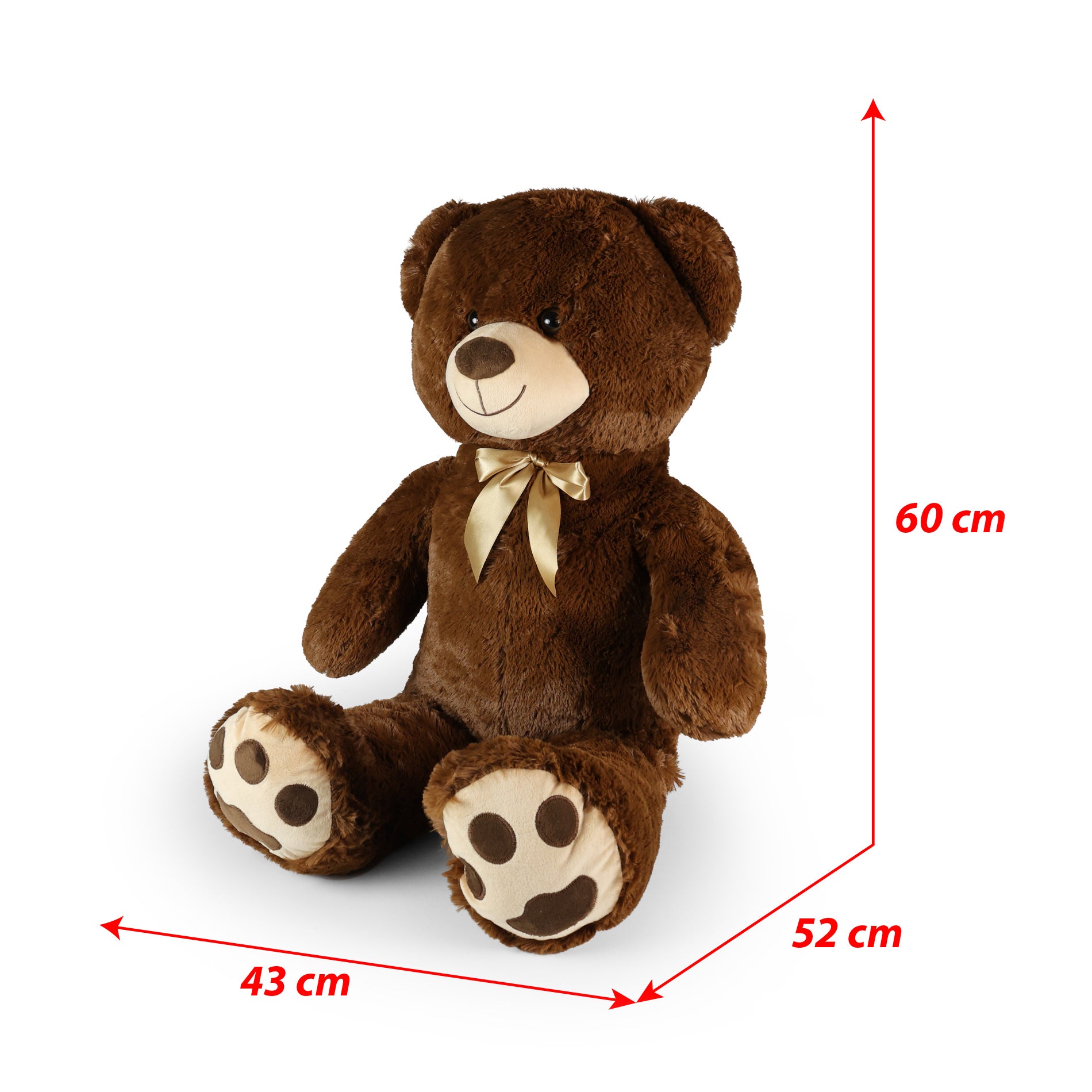 Big Teddy Bear Stefan With Tag 100 Cm