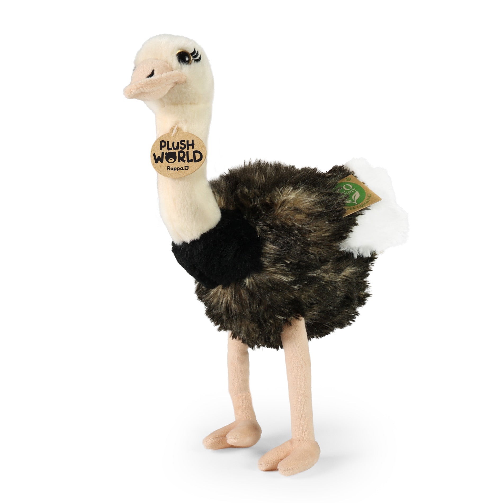 Pluche Struisvogel 33 Cm Eco-vriendelijke Plush World
