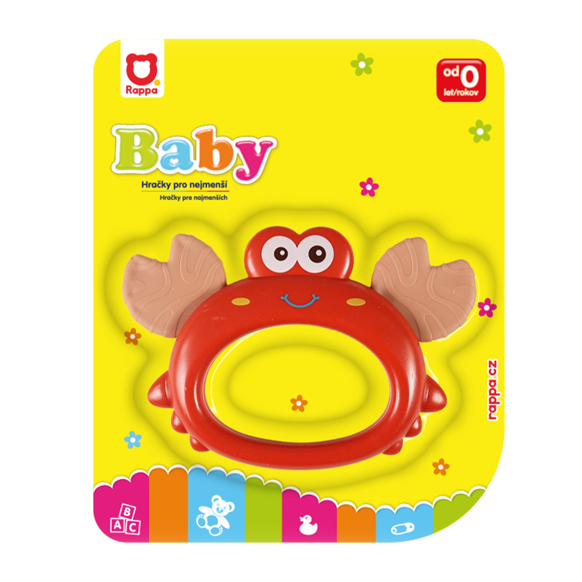 Crab Rattle/teething Toy