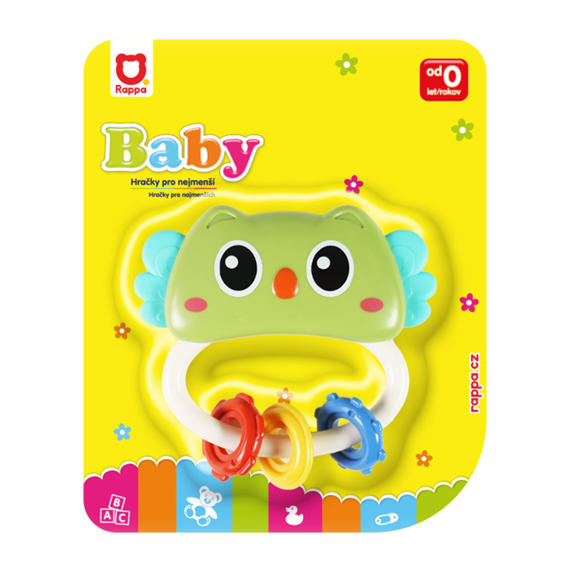 Owl Rattle/teether Toy