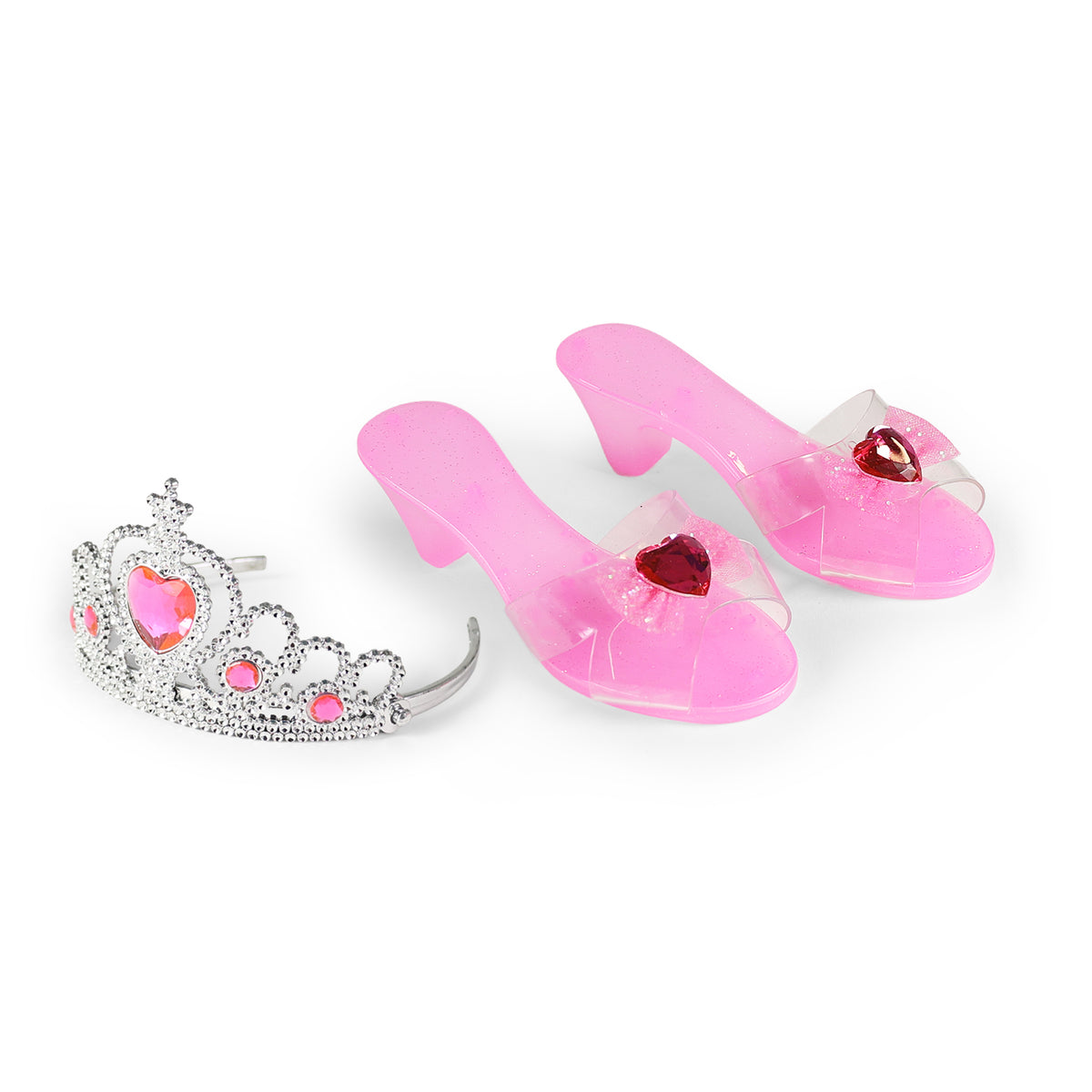 Prinsessesæt med sko Pink