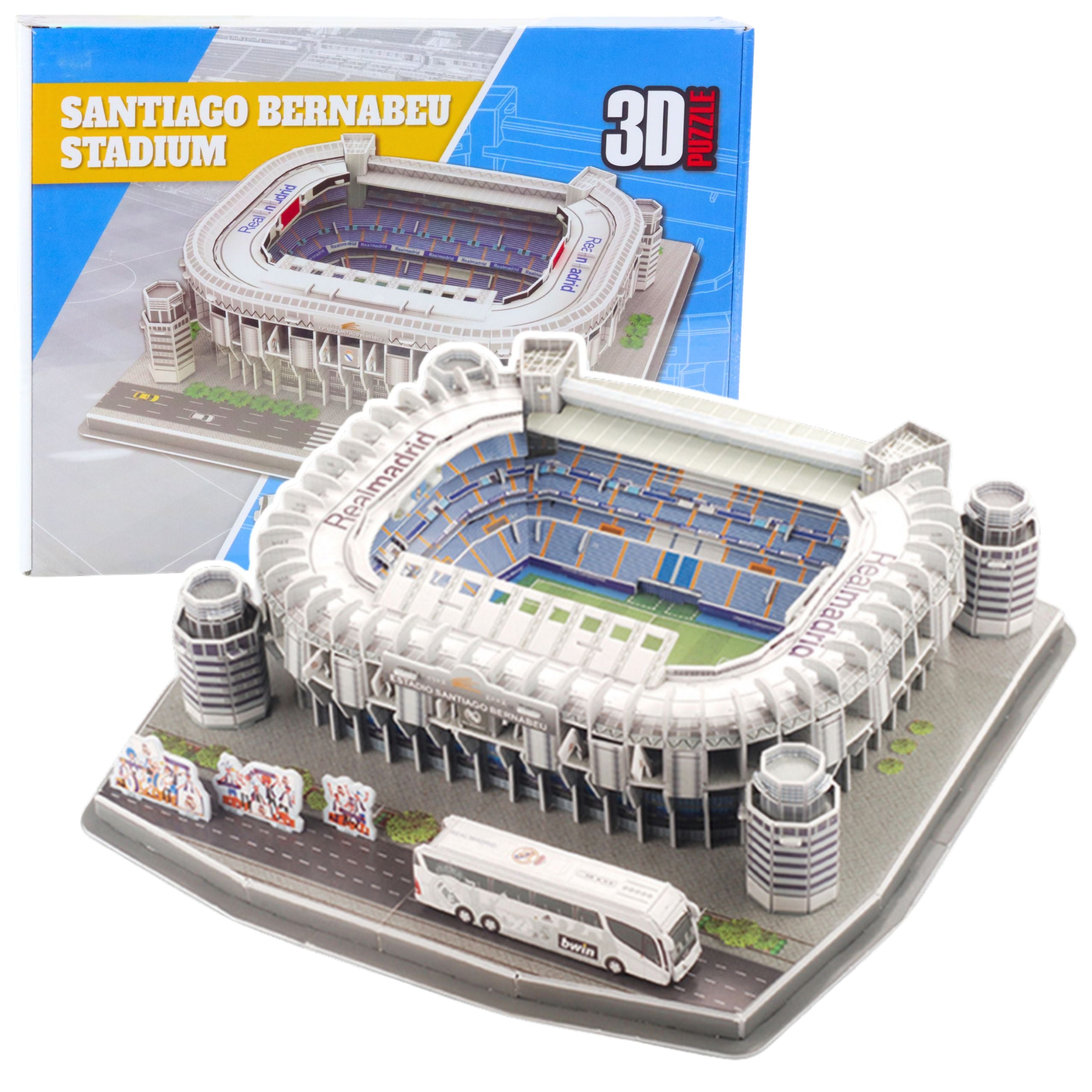 3d Puzzle Santiago Bernabeu Football Stadium Real Madrid 101 Pcs