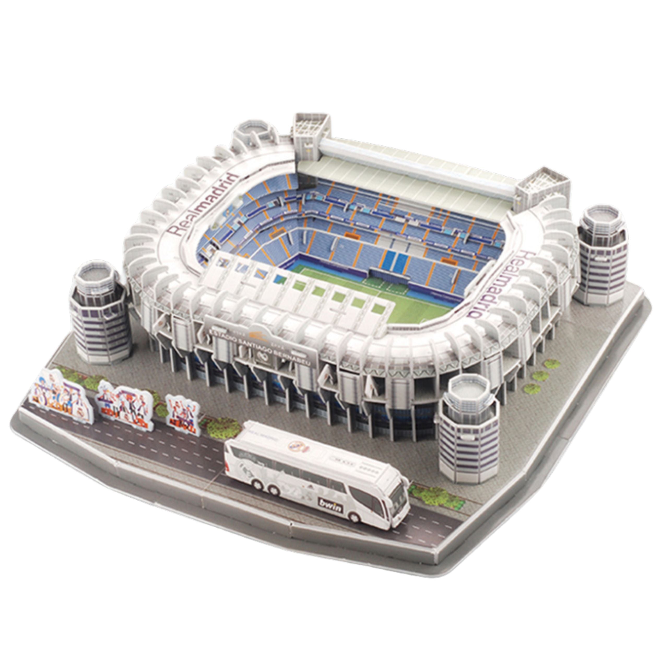 3d Puzzle Santiago Bernabeu Football Stadium Real Madrid 101 Pcs