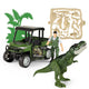Dino Park Set With Car And Dinosaur With Sounds