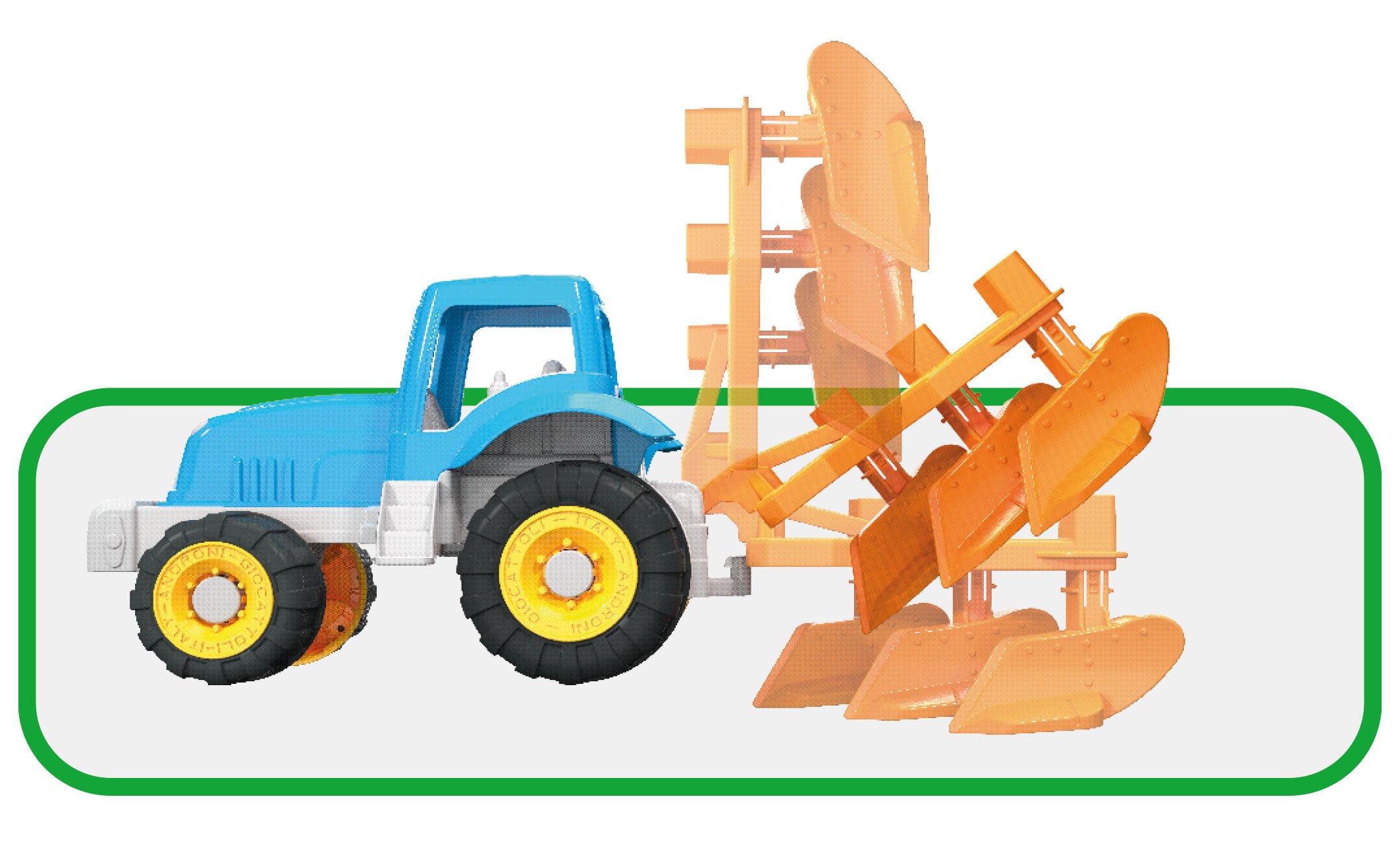 Androni Millennium Tractor With Functional Plow