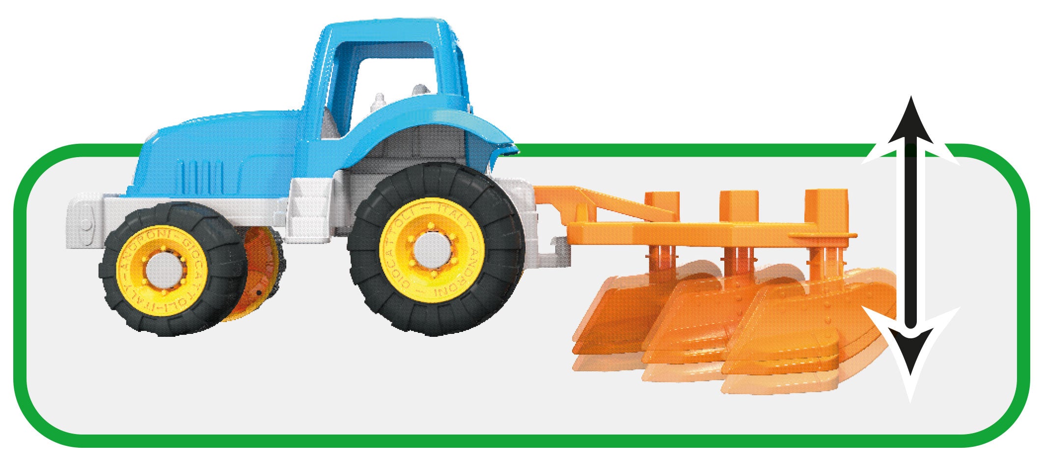 Androni Millennium Tractor With Functional Plow