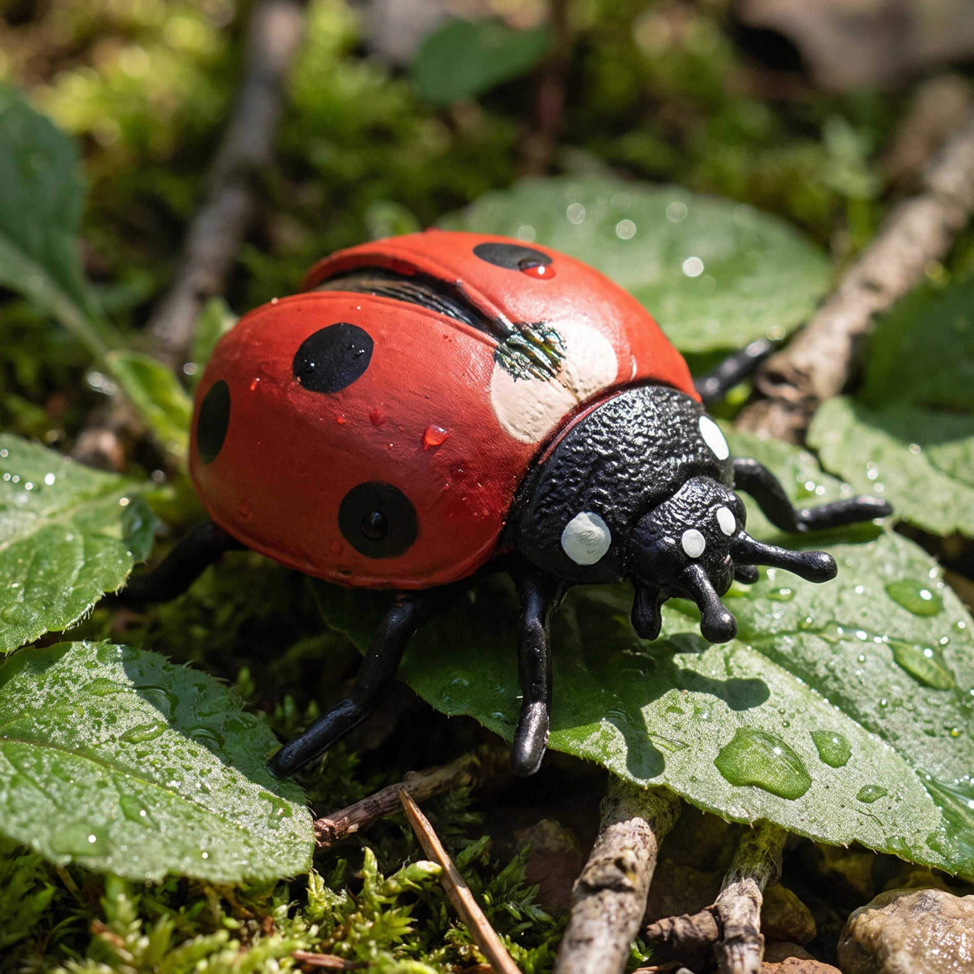Insect - Seven-spotted Ladybug 5 Cm