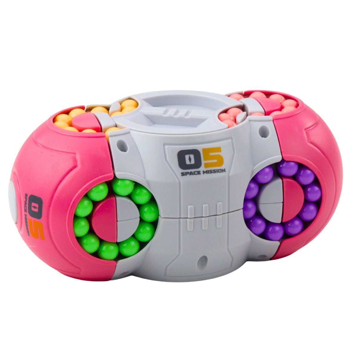 Logic Game Puzzle Ufo Magic Rotating Capsule Pink