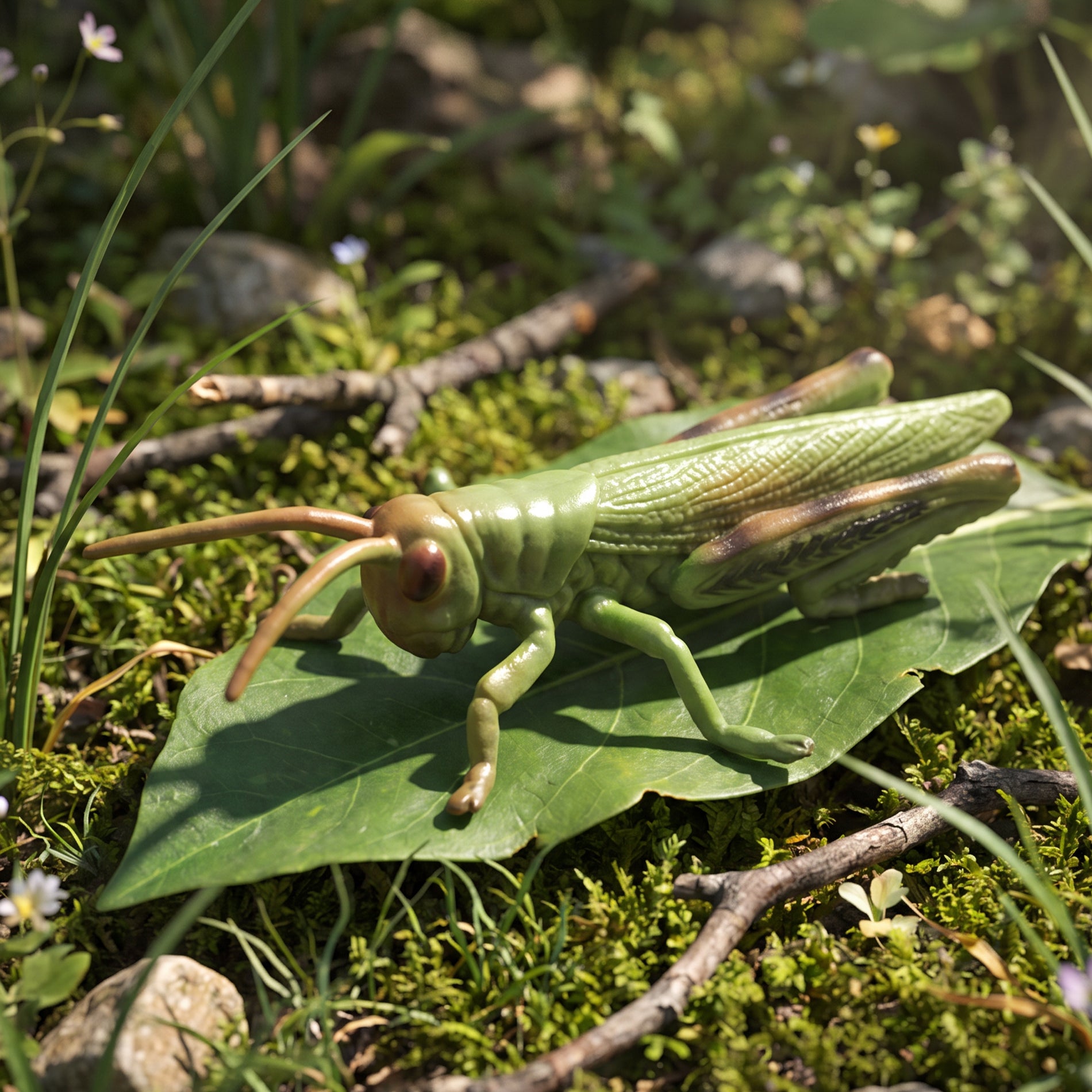 Insect - Grasshopper 9 Cm