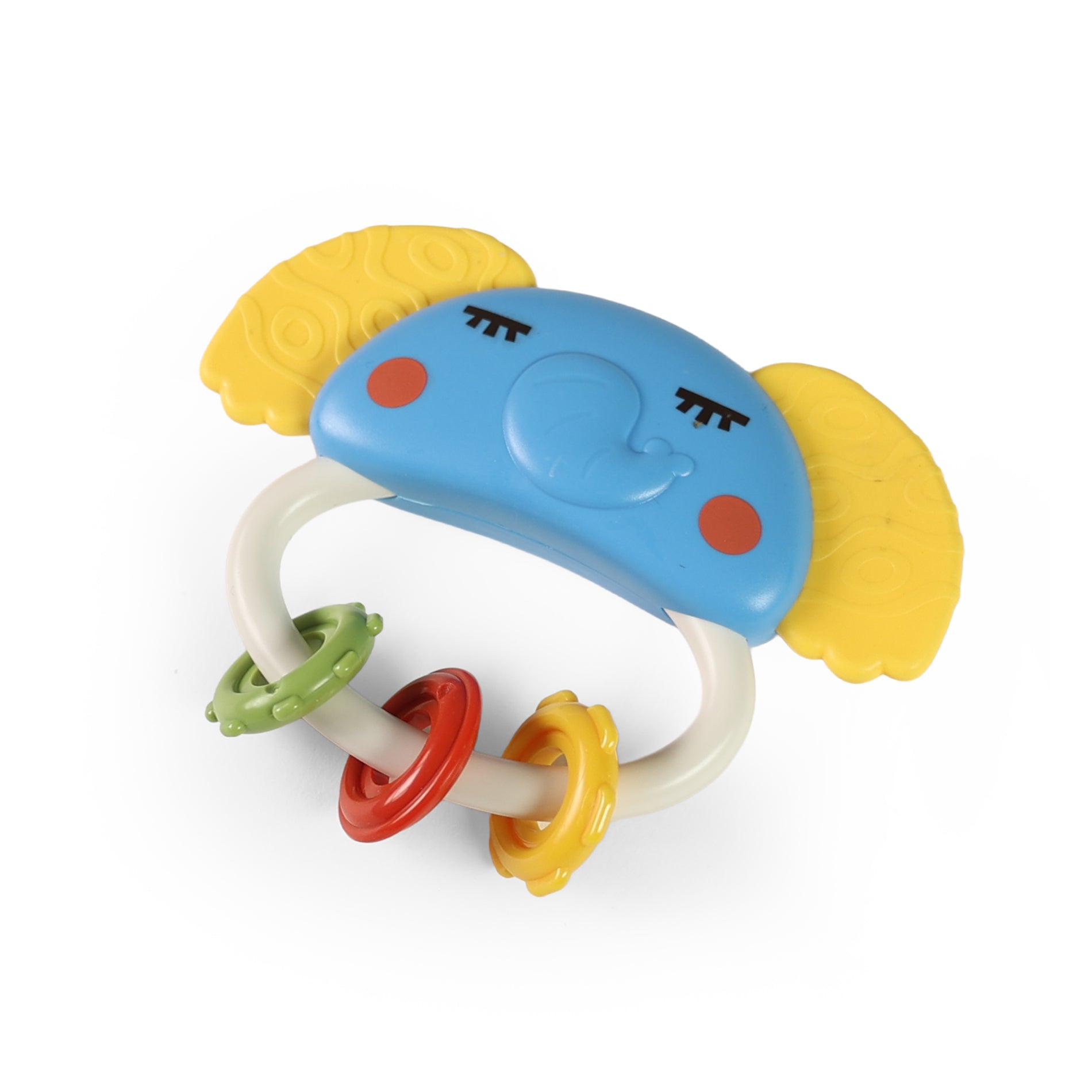 Colorful Elephant Rattle/teether Toy