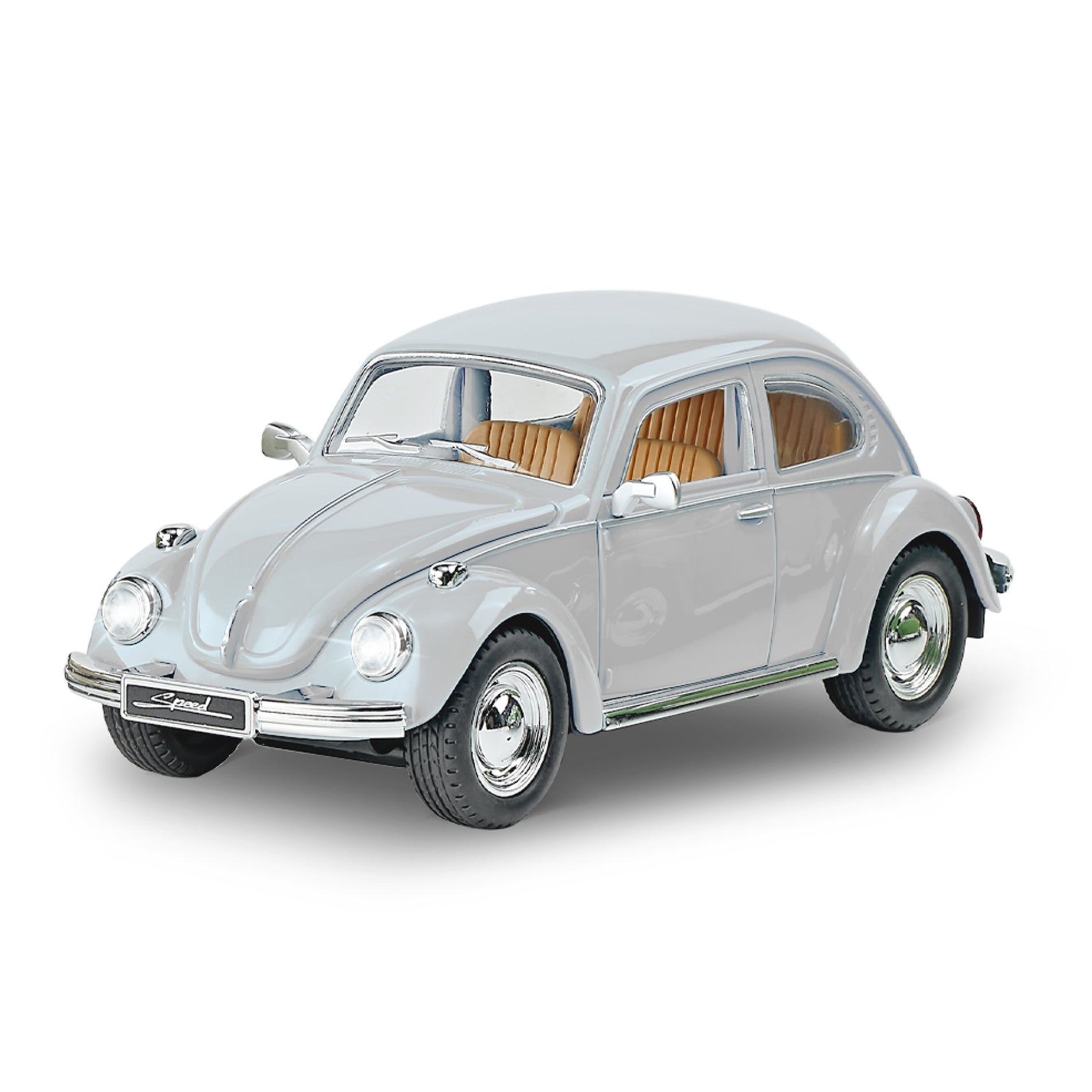 White Passenger Car With Sound And Lights