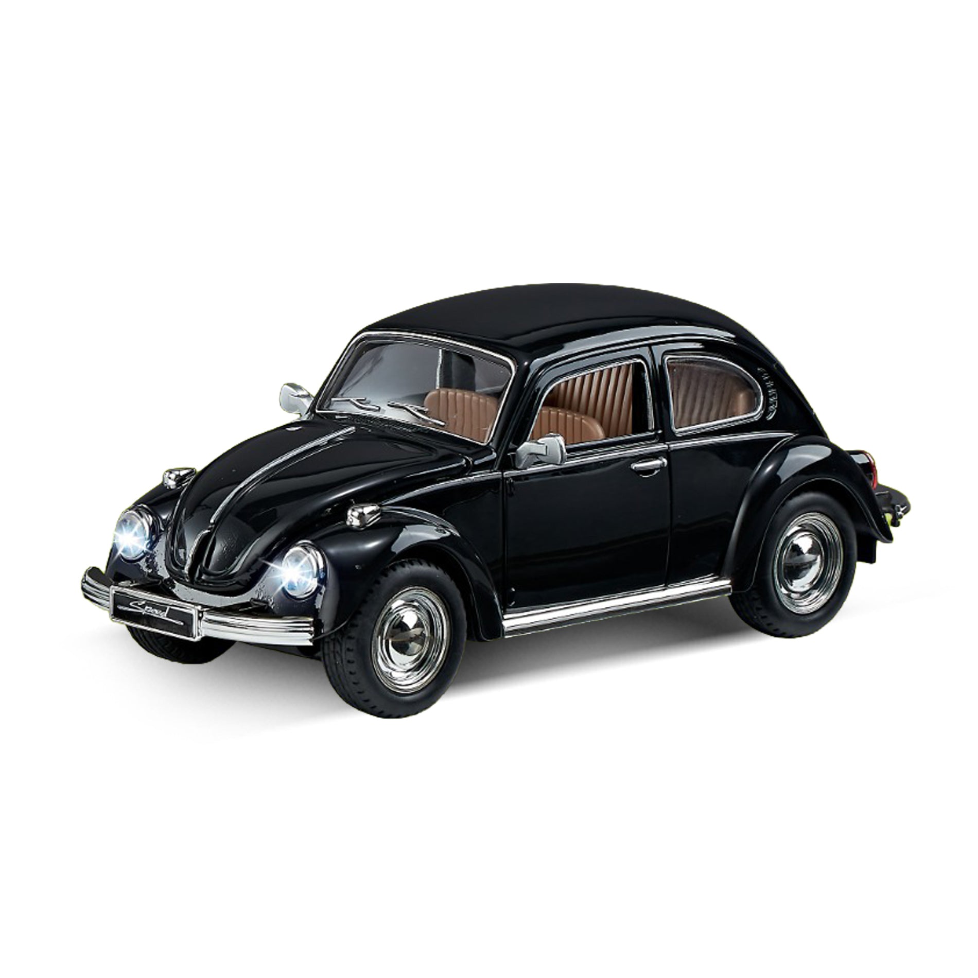 Black Passenger Car With Sound And Lights