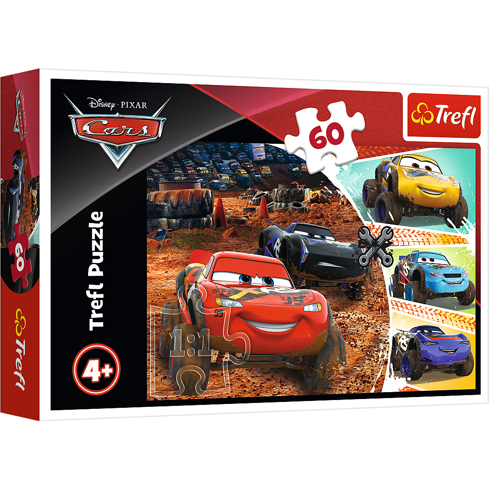 Puzzle - 60 - Lightning Mcqueen With Friends - Disney Cars 3 17327