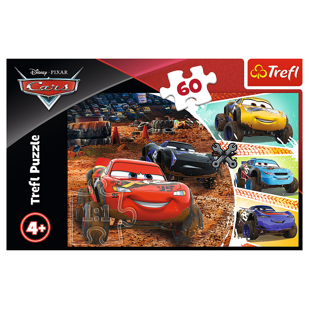 Puzzle - 60 - Lightning Mcqueen With Friends - Disney Cars 3 17327