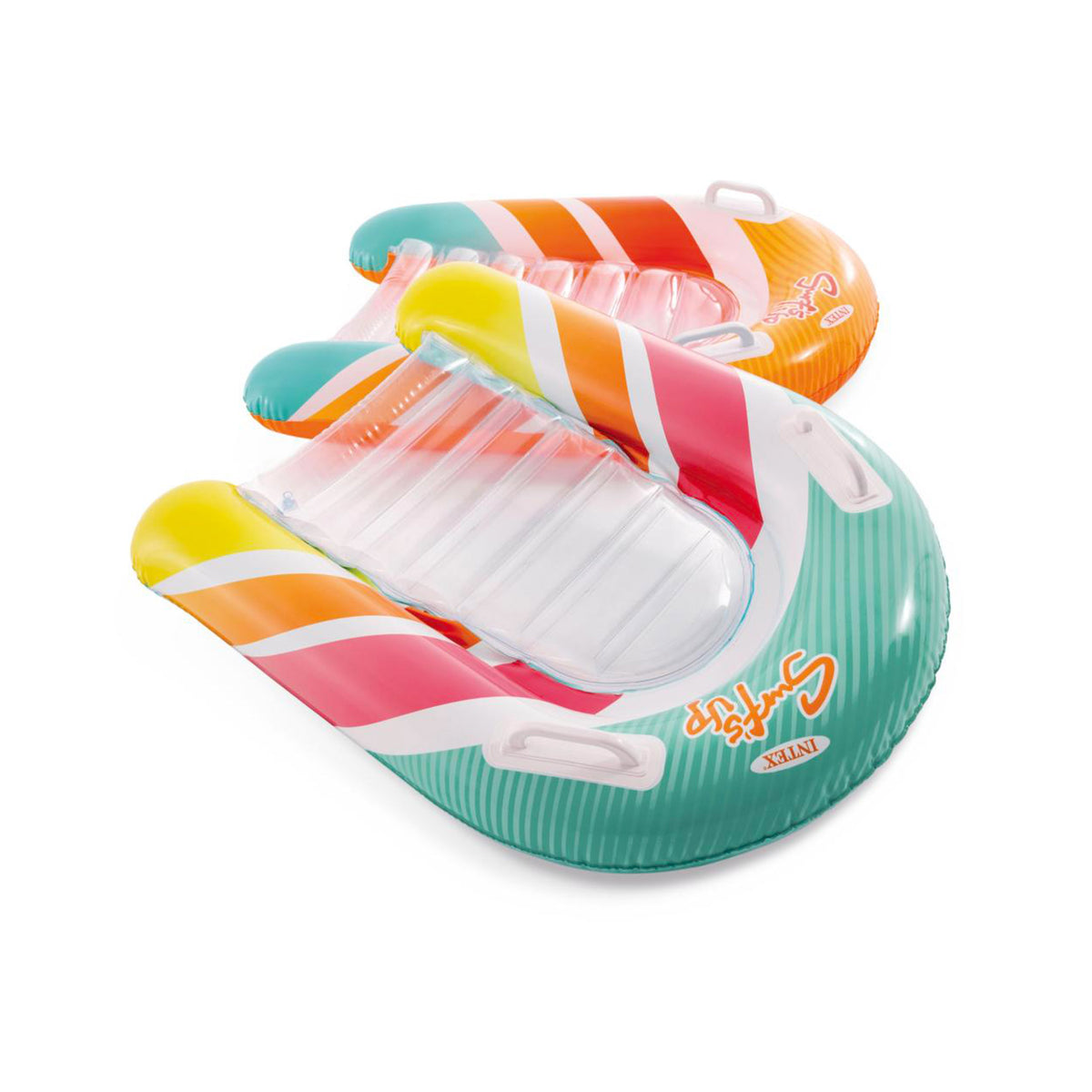 Inflatable Float With Viewing Window And Handles