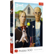 Puzzle - 500 - American Gothic: Dog Edition Trefl 37526