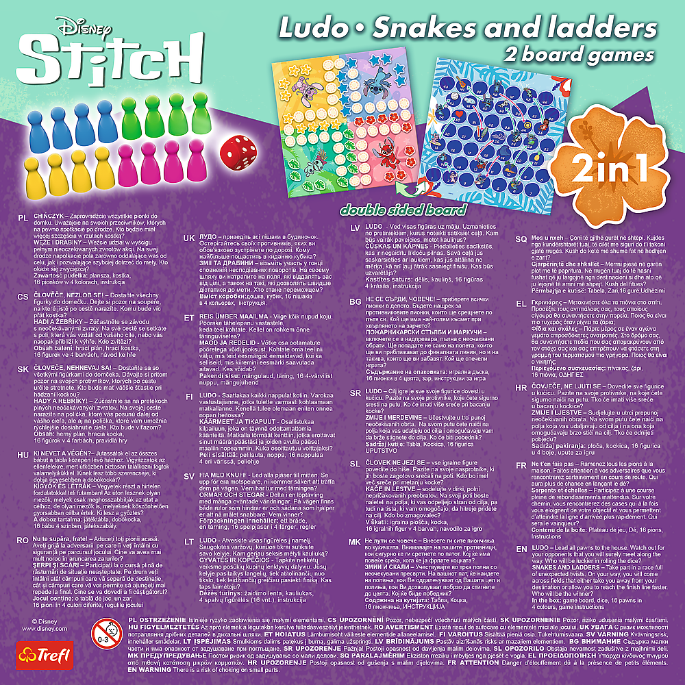 Jogo 2 em 1 Lilo e Stitch Trefl 02656