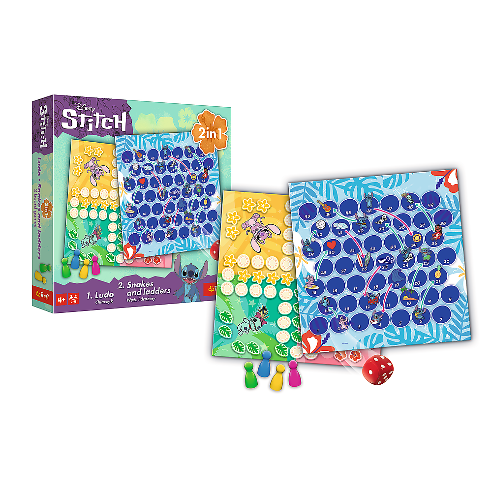 Jogo 2 em 1 Lilo e Stitch Trefl 02656