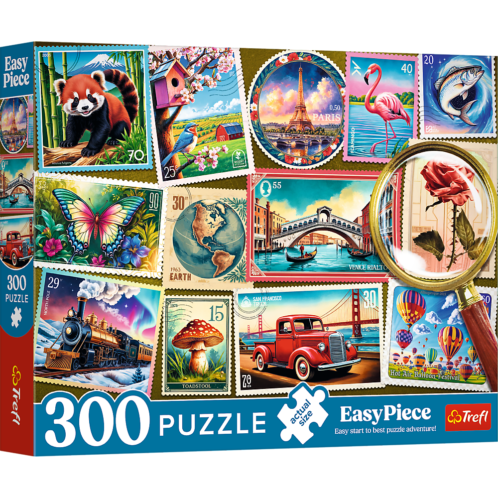 Puzzle - 300 Easypiece - Trefl Postage Stamps 23100