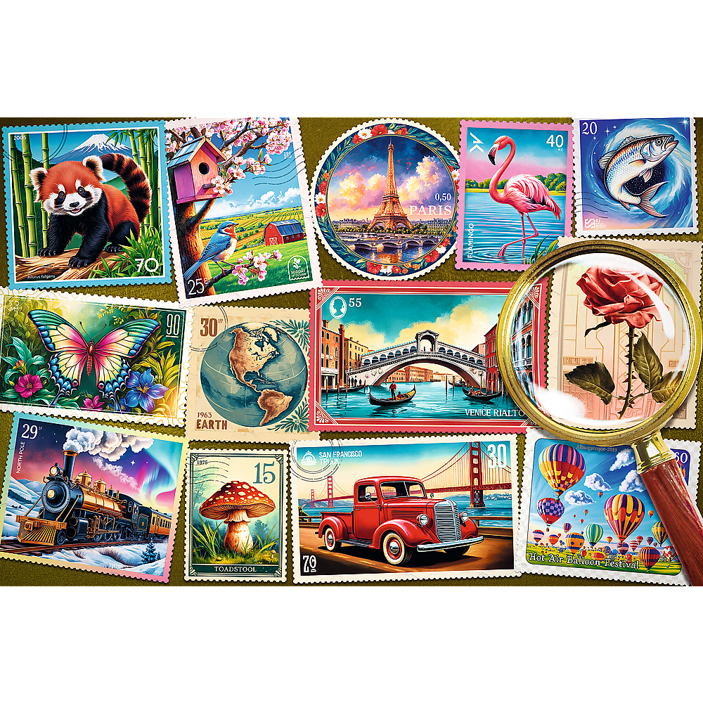 Puzzle - 300 Easypiece - Trefl Postage Stamps 23100