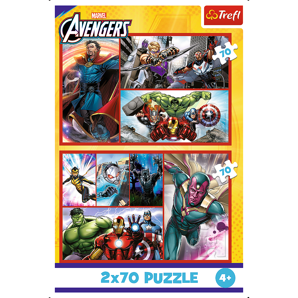 Puzzle - 2x70 - Become A Hero Trefl 34439