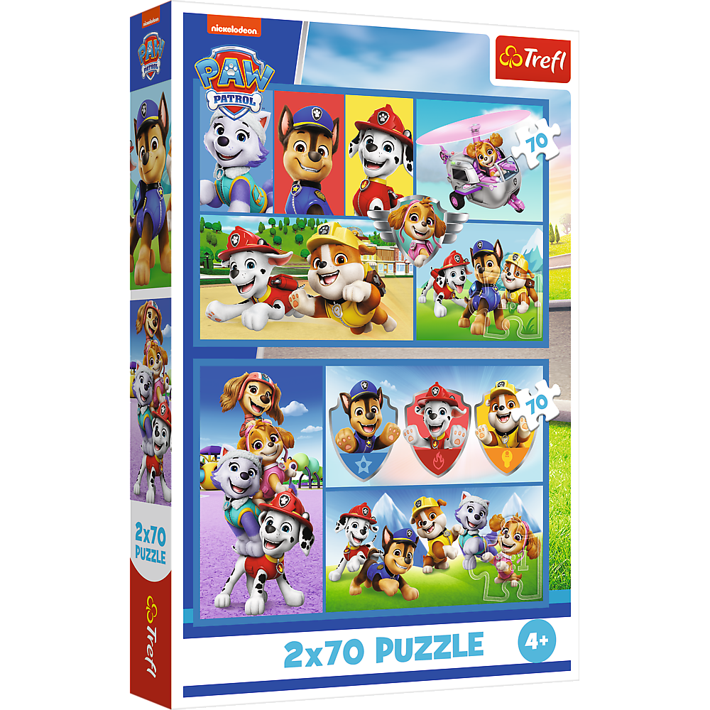 Puzzle - 2x70 - Paw Patrol Rules Trefl 34441