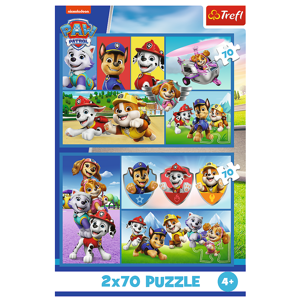Puzzle - 2x70 - Paw Patrol Rules Trefl 34441