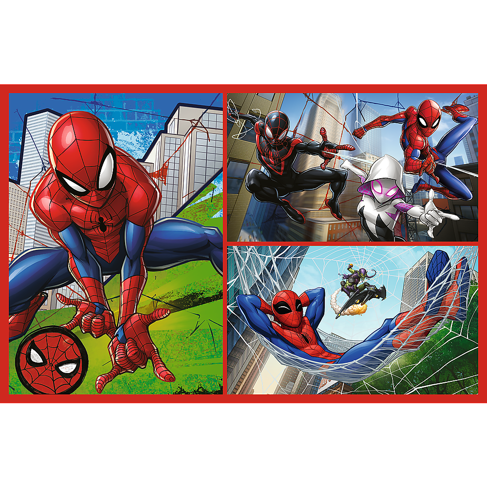 Puzzle - 2x70 - Spider Stories - Disney Marvel Spiderman Trefl 34443