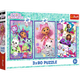 3x80-as puzzle – Gabby Trefl 34882 színes napjai