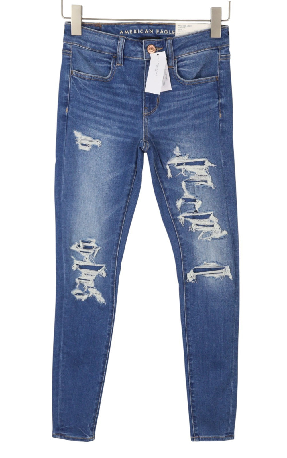 American Eagle Outfitters Jegging Femei Jeansnext Level Stretch Temp Tech