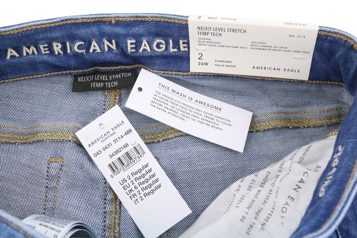 American Eagle Outfitters Jegging Femei Jeansnext Level Stretch Temp Tech