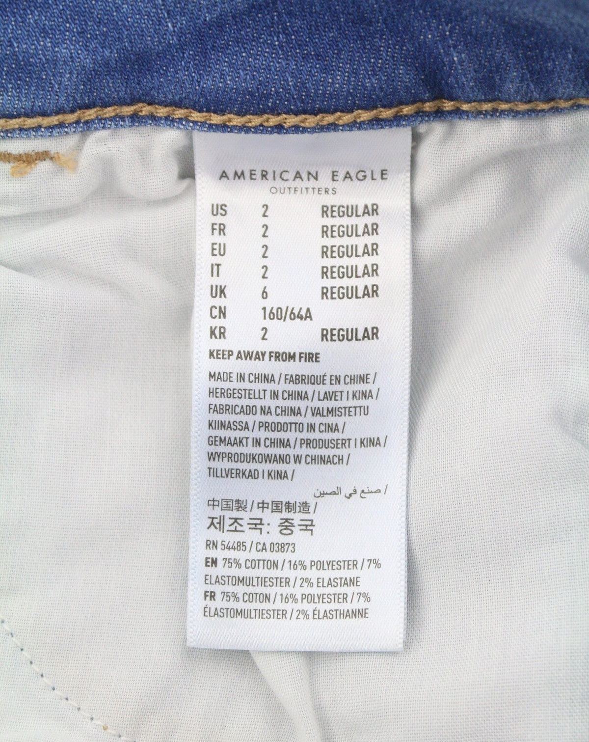 American Eagle Outfitters Jegging Femei Jeansnext Level Stretch Temp Tech