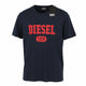 Diesel T-diegor 1-a Men T-shirtblue Cotton Tricot Crew Neck Short Sleeve