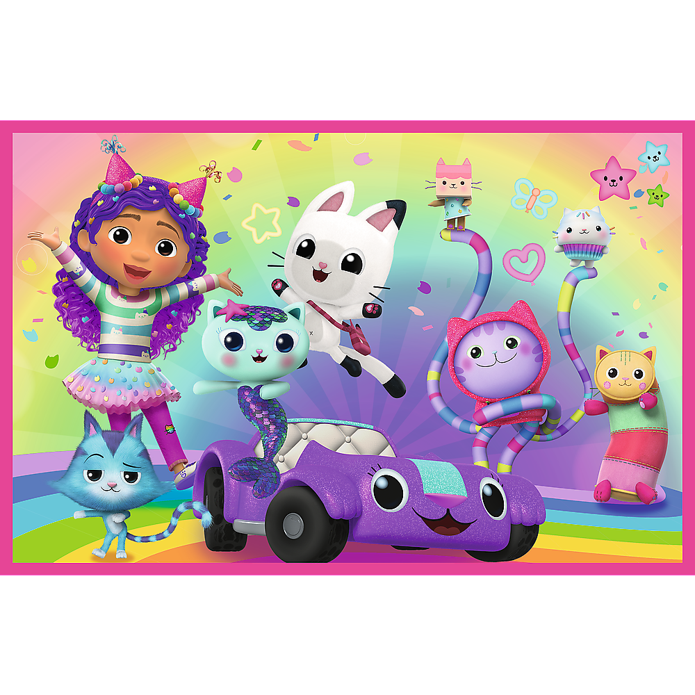 Puzzle - 2x24 - Fun With Gabby - Universal Gabbys Dollhouse Trefl 34433
