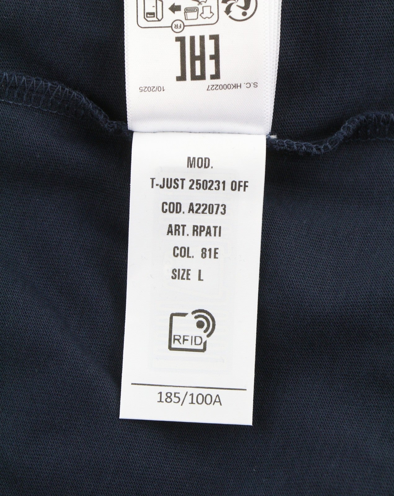 Diesel T-just 250231 Off Men T-shirtblue Cotton Tricot Crew Neck Short Sleeve