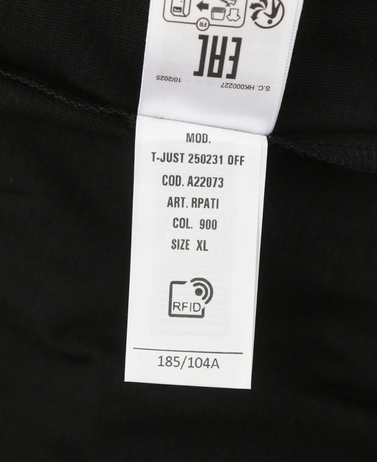 Diesel T-just 250231 Off Men T-shirtblack Cotton Tricot Crew Short Sleeve