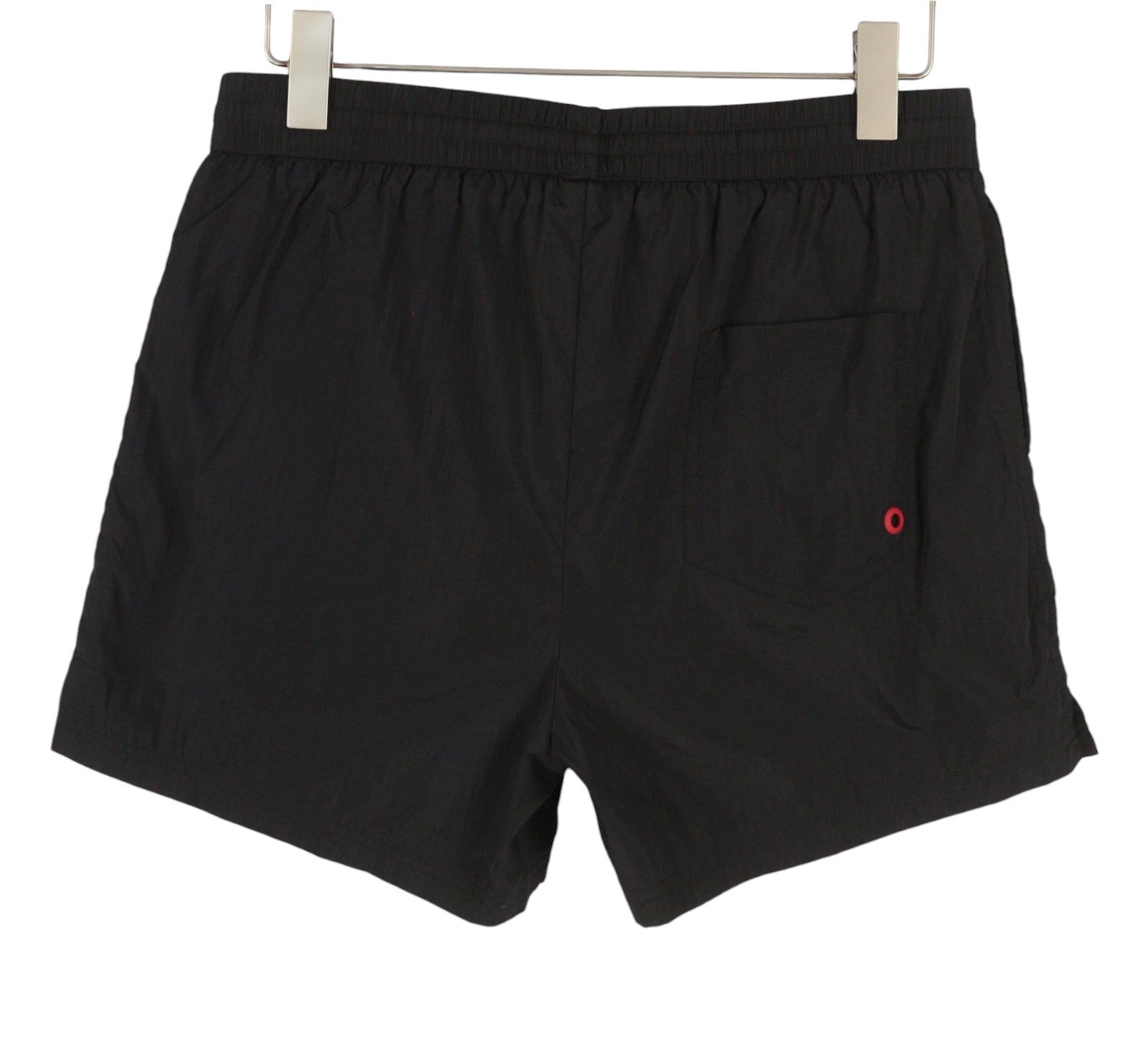 Diesel Bmbx-nico-patch Men Swimwearblack Elastic Drawstring Waist Beach