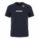 Diesel T-just 250231 Off Men T-shirt 2xl Blue Cotton Tricot Crew Short Sleeve