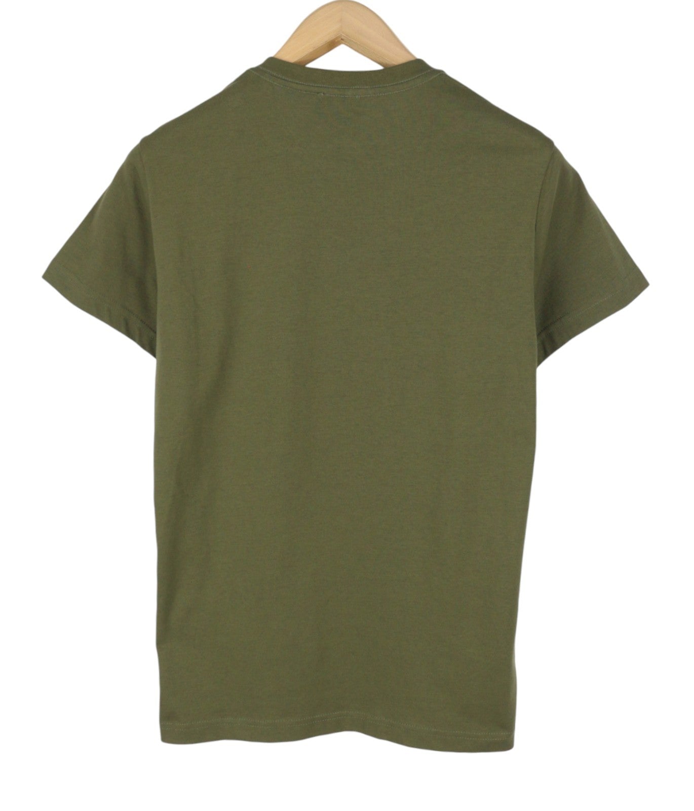 Diesel T-diego New D Logo Men T-shirtkhaki Green Cotton Tricot Short Sleeve
