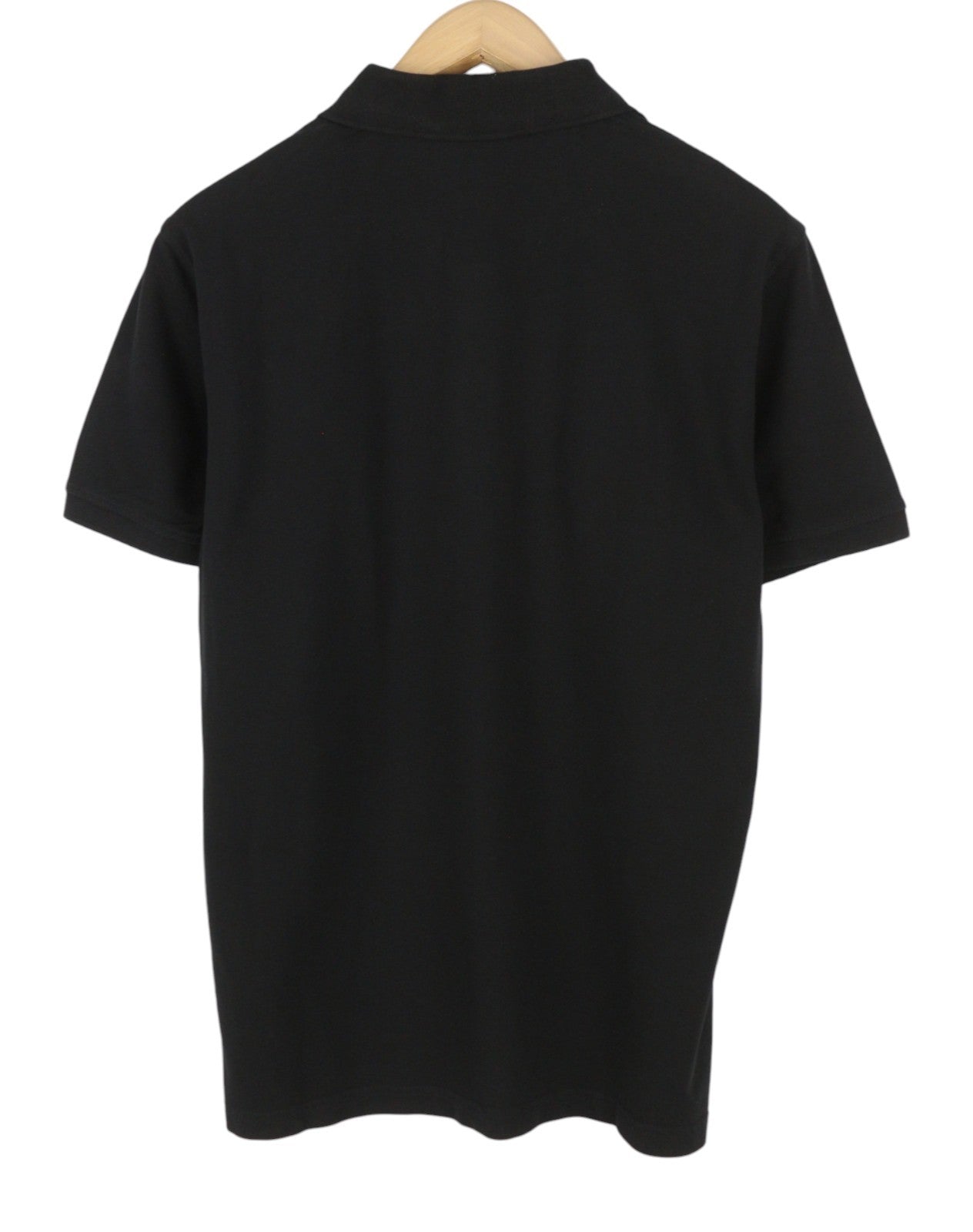 Diesel T-smith 260105 Off Men Polosblack Front Logo Short Sleeved