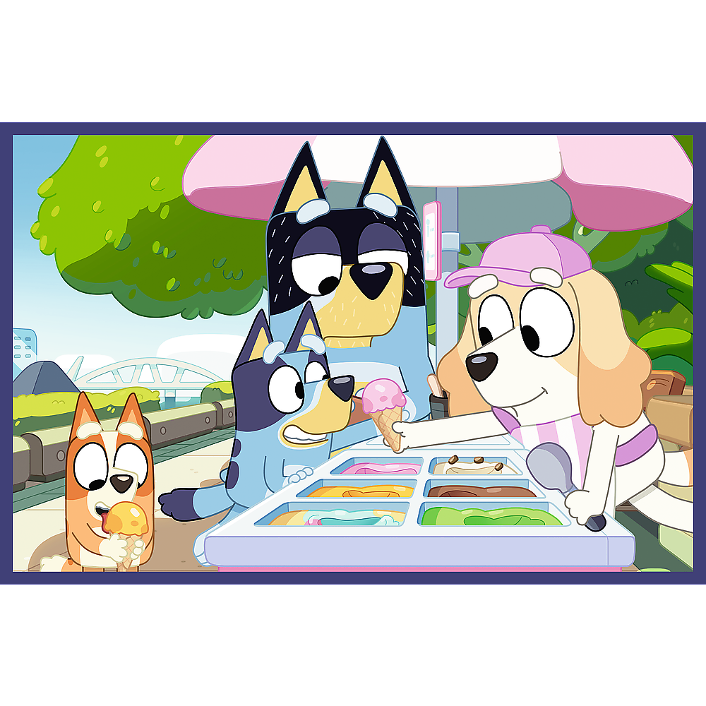 Puzzle - 2x24 - Funny Bluey - Bbc Bluey Trefl 34446