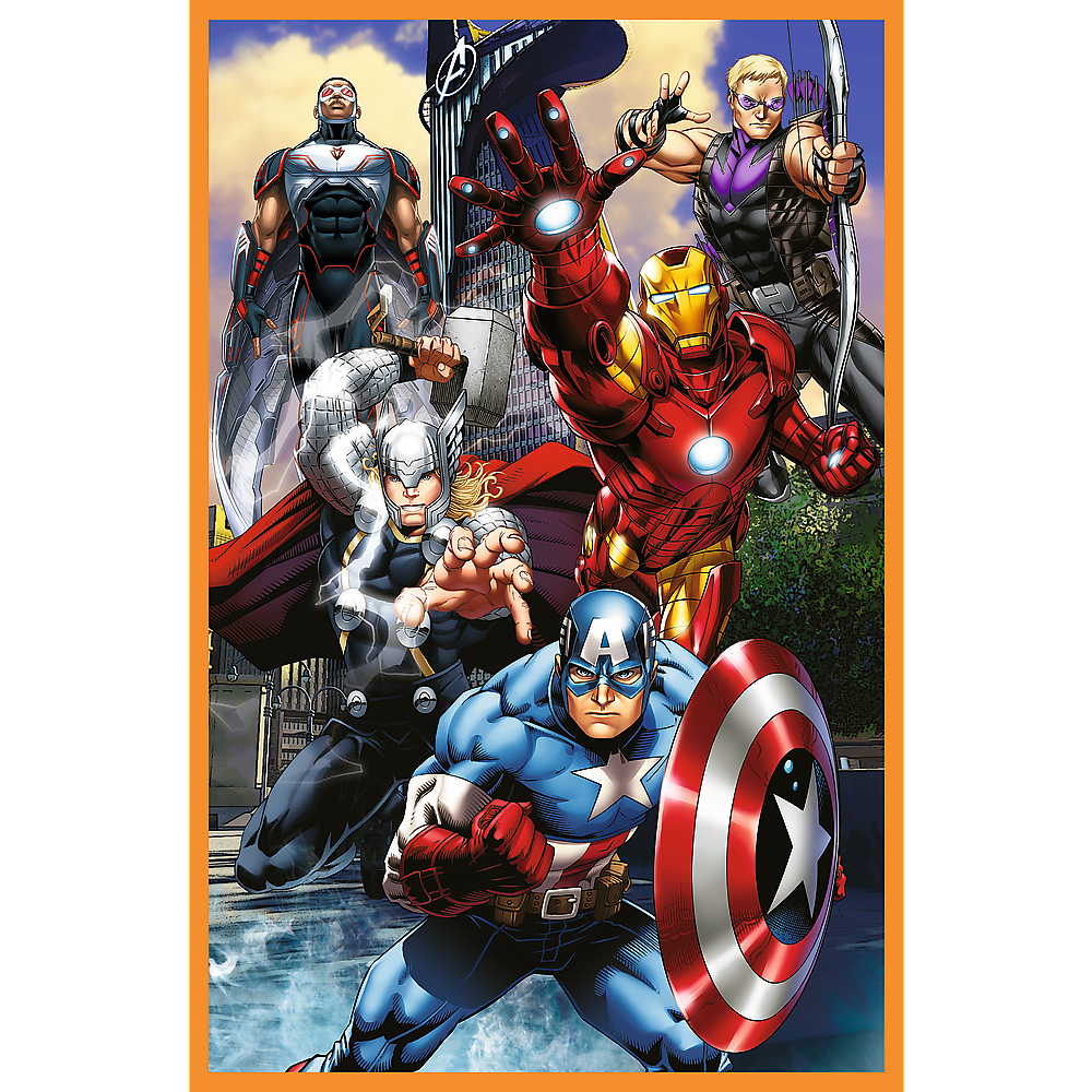 Puzzle - 3x80 - Days Full Of Action - Disney Marvel The Avengers Trefl 34883