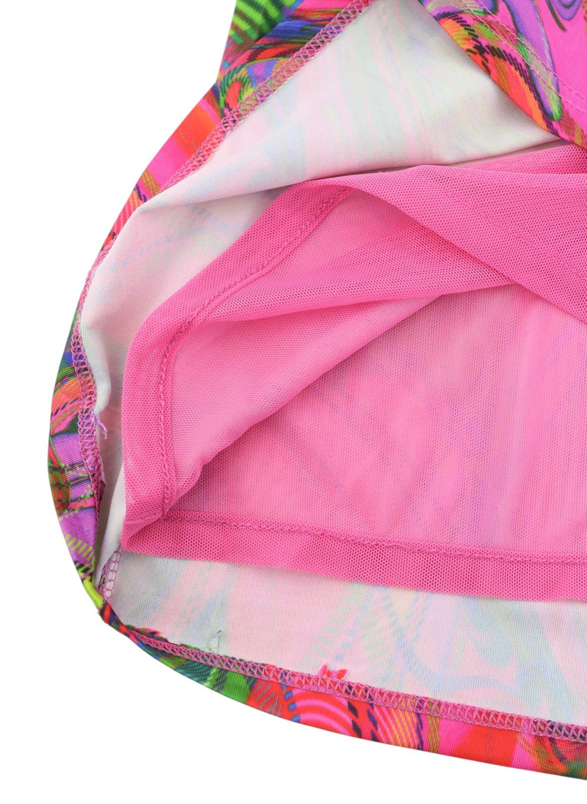 Desigual Heather Femme Robemulticolore Impression Numérique Manches Longues Midi