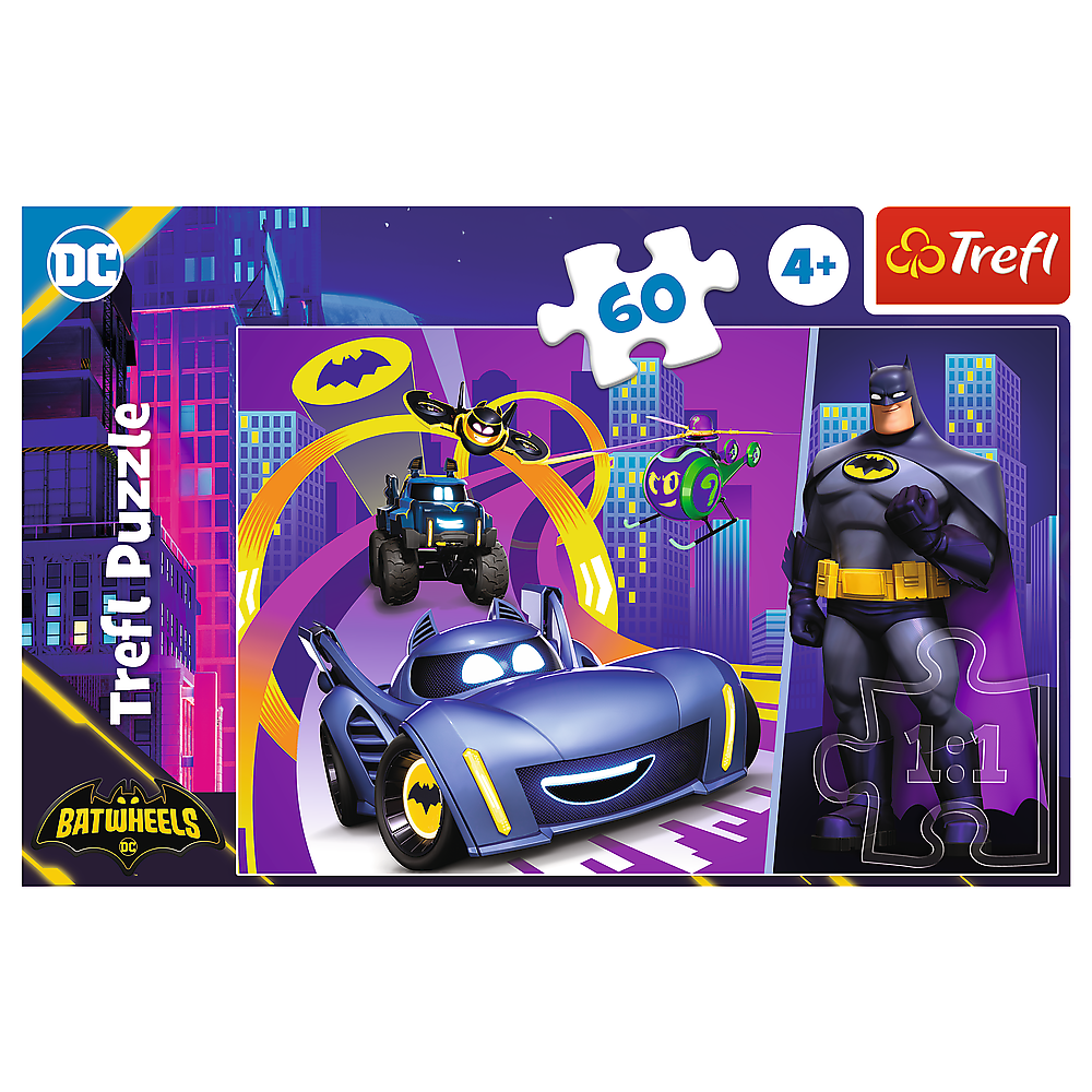 Puzzle - 60 - Batman And His Vehicles Trefl 17400