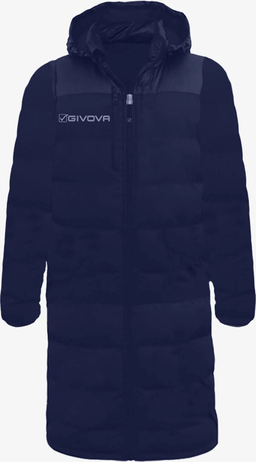 Abrigo de Invierno Unisex Givova Azul Marino